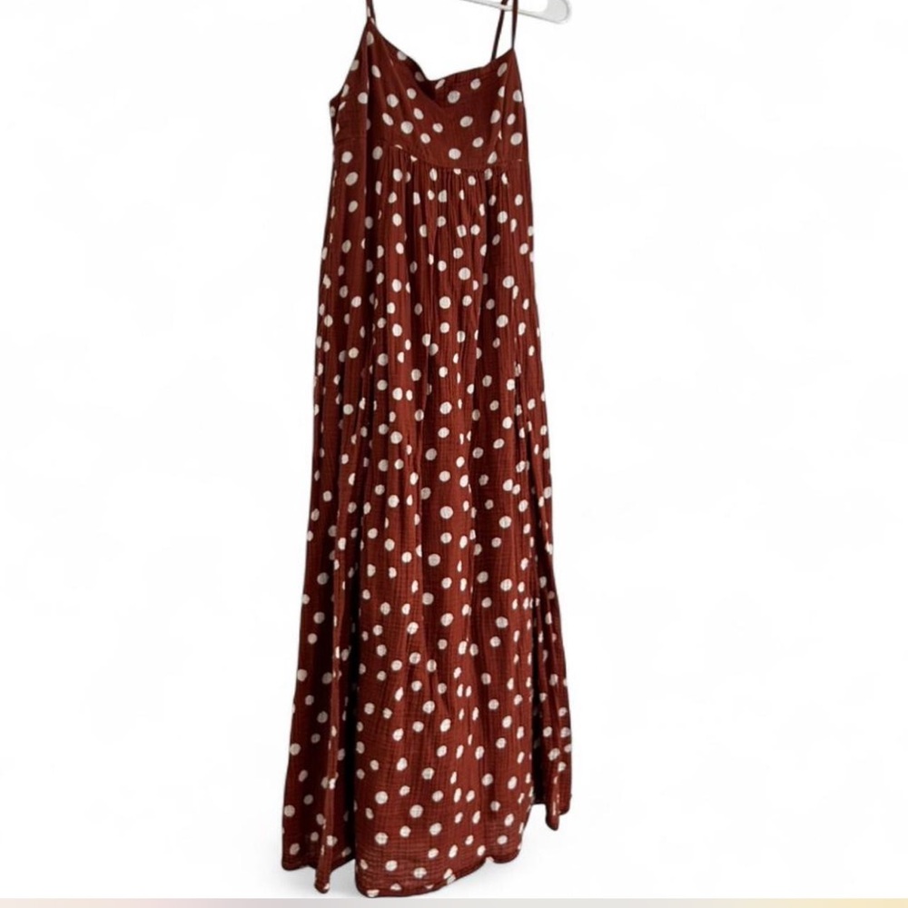 Abercrombie & Fitch Polka Dot Maxi Dress